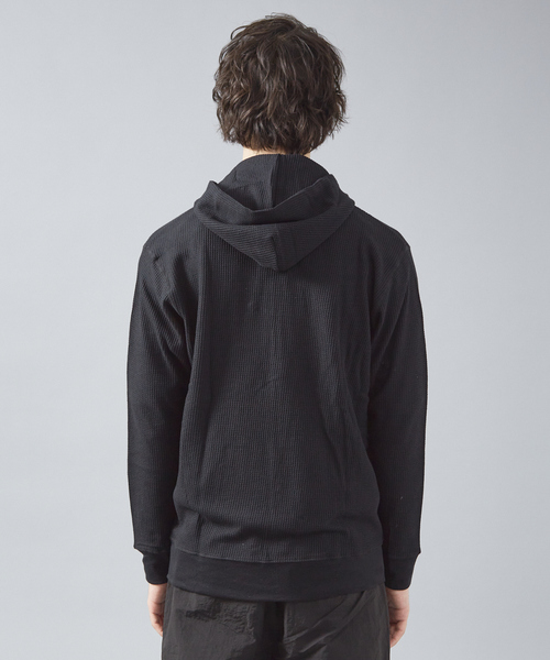 【JEMORGAN /ジェーイーモーガン 】軽量ワッフルジップパーカー ダブルジップフーディ（パーカー）｜JEMORGAN（ジェーイーモーガン）