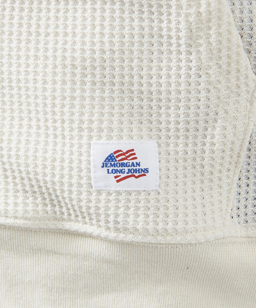 【JEMORGAN /ジェーイーモーガン 】軽量ワッフルジップパーカー ダブルジップフーディ（パーカー）｜JEMORGAN（ジェーイーモーガン）