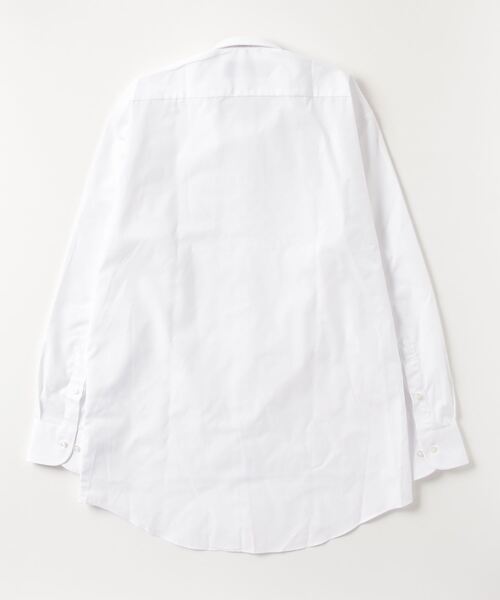 TOKYO SHIRTS（トウキョウシャツ）の「形態安定ノーアイロン レギュラー 長袖ビジネスワイシャツ 白無地 フォーマル（ビジネスシャツ・メンズ・ホワイト・首回り43cm-裄丈86cm/首回り43cm-裄丈82cm/首回り42cm-裄丈86cm/首回り42cm-裄丈82cm/首回り41cm-裄丈86cm/首回り41cm-裄丈82cm/首回り39cm-裄丈84cm/首回り39cm-裄丈80cm/首回り37cm-裄丈80cm/首回り37cm-裄丈84cm）」の6枚目の写真