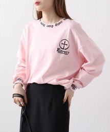 ワイド 長袖 十字架 Tシャツ