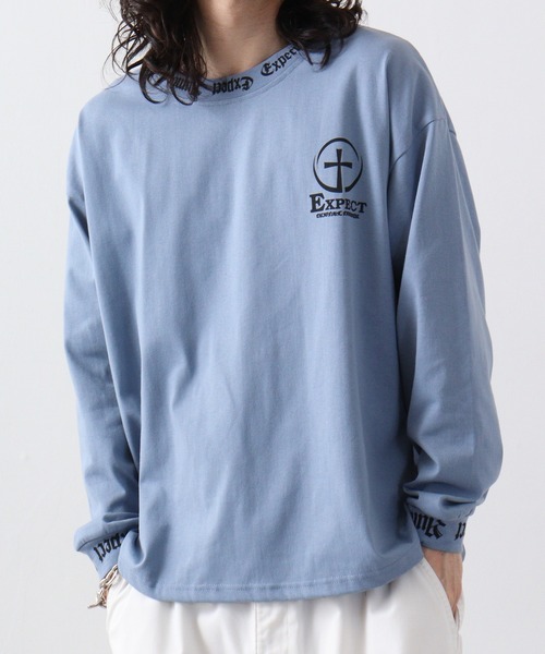 ワイド 長袖 十字架 Tシャツ（Tシャツ/カットソー）｜FUNALIVE（ファン 