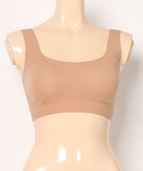 Sloggi（スロギー）の「スロギー ゼロフィール(R) ハーフトップ【S,M,Lサイズ】sloggi ZF N-Top JX（ブラジャー・レディース・イエロー/ネイビー/ベージュ/ブラウン/ホワイト/ピンク/ブラック/ライトブルー/アクア/コーラルピンク/グレー/マスタード・L/M/S）」の5枚目の写真