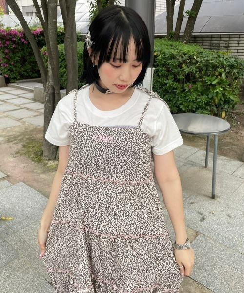 Candy Stripper（キャンディストリッパー）の「CND TIERED CAMISOLE ワンピース（ワンピース・レディース・ブラック/ベージュ/グレー・2）」の10枚目の写真
