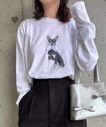 DOGリボンロングTシャツ