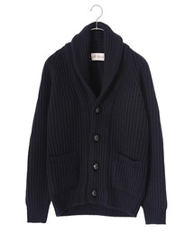 MC GEORGE OF SCOTLAND / マックジョージオブスコットランド：Saddle Shourder Raglan shawl Cardigan：A0305-ACHAGLASS[MUS]