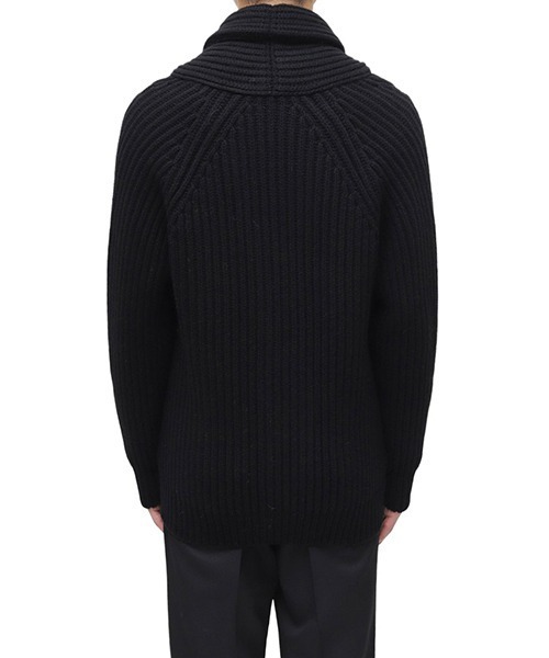 MC GEORGE（マックジョージ）の「MC GEORGE OF SCOTLAND / マックジョージオブスコットランド：Saddle Shourder Raglan shawl Cardigan：A0305-ACHAGLASS[MUS]（カーディガン/ボレロ・メンズ・ネイビー/ブラック/オフホワイト・48/46/50）」の11枚目の写真
