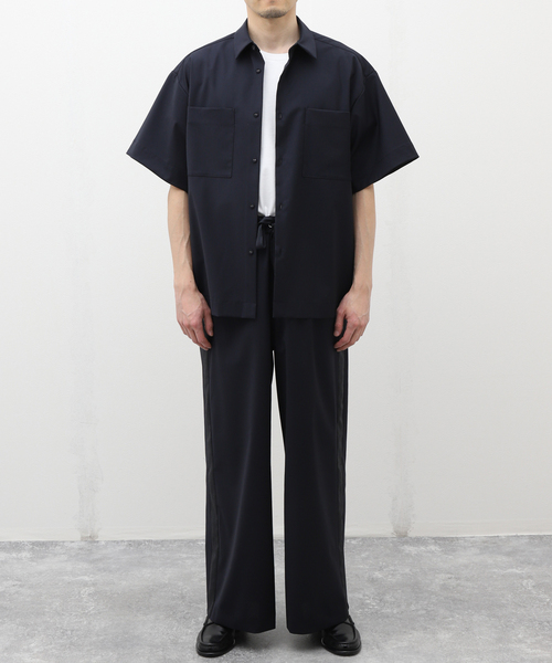 EDIFICE（エディフィス）の「【CALMER / カルメール】別注 Paulo Oliveira シャツ（シャツ/ブラウス・メンズ・ネイビー・LARGE/MEDIUM）」の2枚目の写真