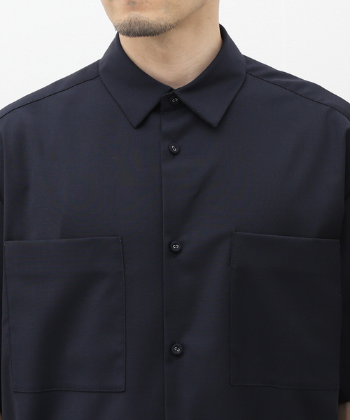 EDIFICE（エディフィス）の「【CALMER / カルメール】別注 Paulo Oliveira シャツ（シャツ/ブラウス・メンズ・ネイビー・LARGE/MEDIUM）」の6枚目の写真