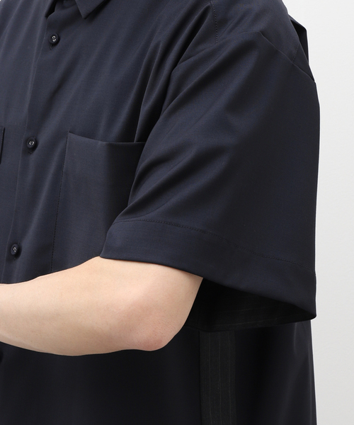 EDIFICE（エディフィス）の「【CALMER / カルメール】別注 Paulo Oliveira シャツ（シャツ/ブラウス・メンズ・ネイビー・LARGE/MEDIUM）」の9枚目の写真