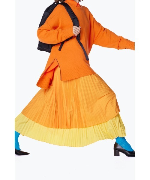 SARAタフタ ダブルプリーツスカート（スカート）｜ENFOLD  