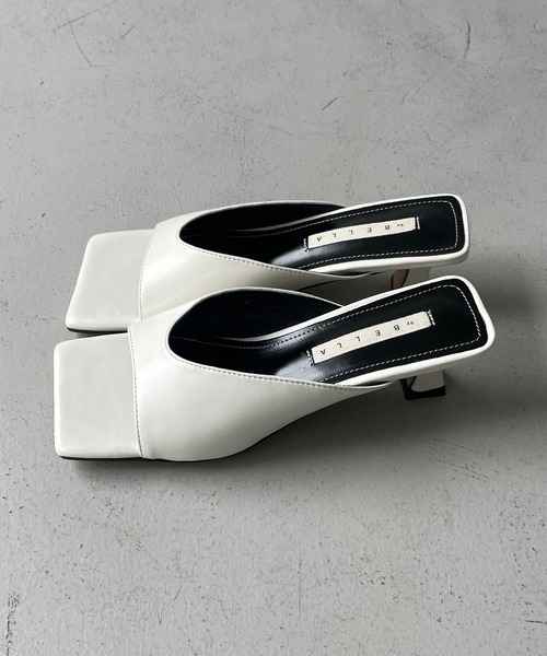 美品★ WIDE SQUARE MULE / ワイドスクエアミュール セール】【cheriella】ワイドスクエアミュールサンダル