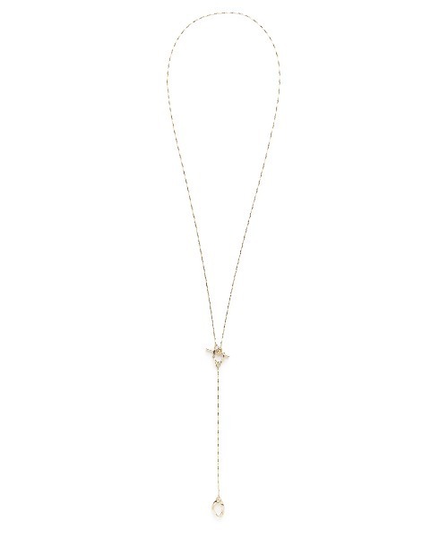 FRAY I.D（フレイアイディー）の「マルチwayリングネックレス（ネックレス・レディース・シルバー/ゴールド・FREE）」の2枚目の写真