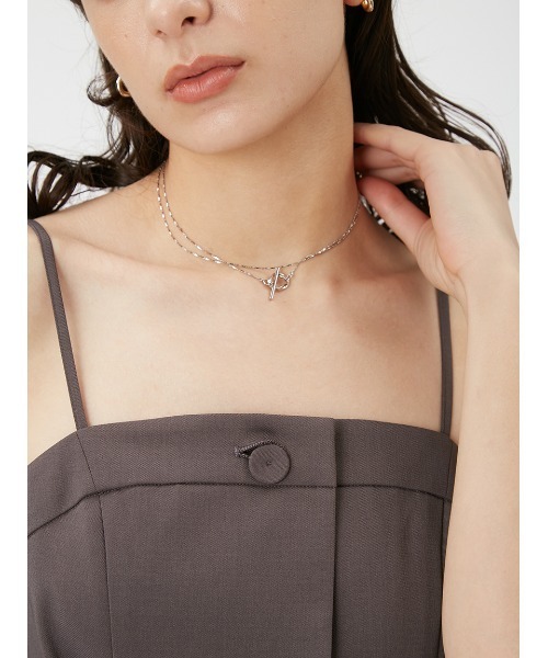 FRAY I.D（フレイアイディー）の「マルチwayリングネックレス（ネックレス・レディース・シルバー/ゴールド・FREE）」の7枚目の写真