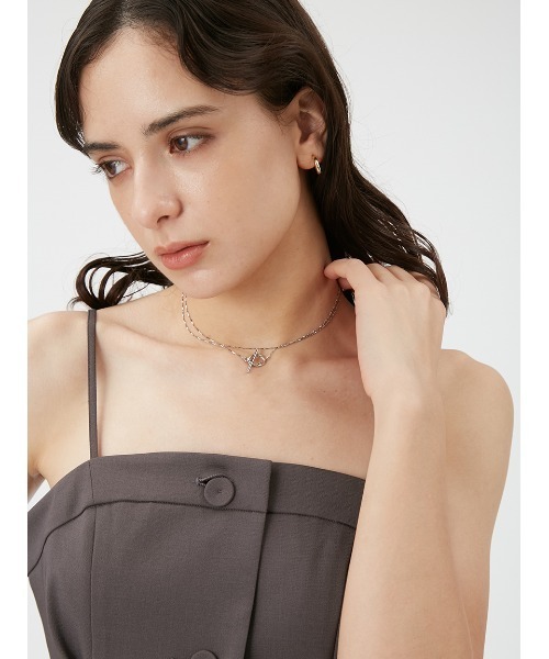 FRAY I.D（フレイアイディー）の「マルチwayリングネックレス（ネックレス・レディース・シルバー/ゴールド・FREE）」の8枚目の写真