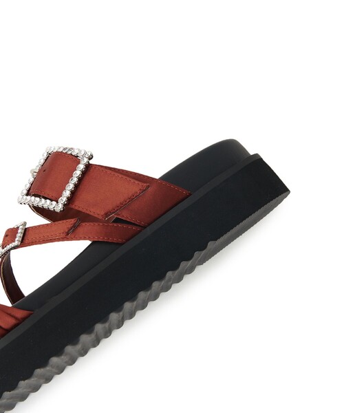 ユナイテッドアローズ　SY 3ビジューバックルサンダル　Sサイズ SY UNITED ARROWS（シーユナイテッドアローズ）の「＜SY＞3