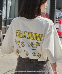 MINIONS（ミニオンズ）の「MINIONS/ミニオンズ 別注 ヴィンテージライクデザインビッグ半袖Tシャツ（Tシャツ/カットソー）」