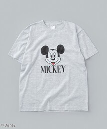 ROCK STANLE(ロックスタンレー)別注 MICKEY / フェイスプリントTシャツ