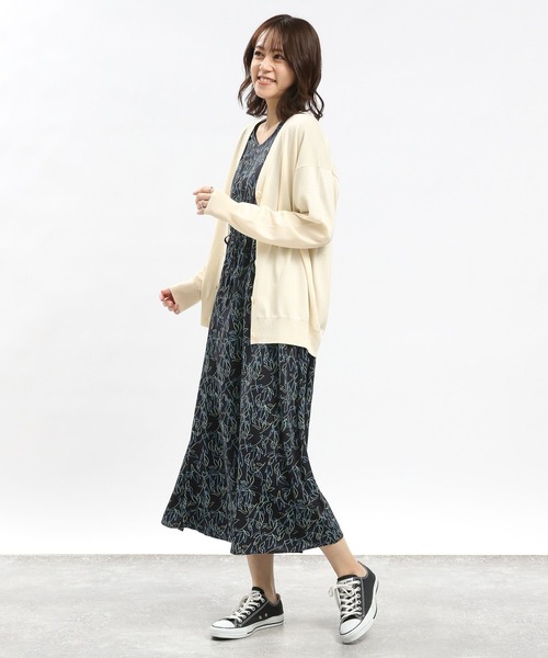 GLOBAL WORK Smile Seed Store(グローバルワーク スマイルシードストア)の「UVサマーニットVカーディガン/992451(カーディガン/ボレロ・レディース・ブルー系その他6/イエロー系その他7/アイボリー/ブラック・X-LARGE/LARGE/MEDIUM/SMALL)」の11枚目の写真