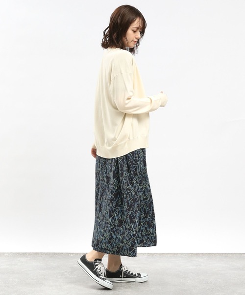 GLOBAL WORK Smile Seed Store(グローバルワーク スマイルシードストア)の「UVサマーニットVカーディガン/992451(カーディガン/ボレロ・レディース・ブルー系その他6/イエロー系その他7/アイボリー/ブラック・X-LARGE/LARGE/MEDIUM/SMALL)」の12枚目の写真