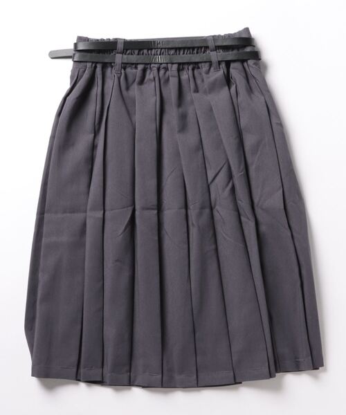 3.3 Field Trip (3.3フィールドトリップ)の「3.3 Field Trip/ベルトツキミディスカート 2110254(スカート・レディース・ネイビー/チャコール・FREE)」の11枚目の写真