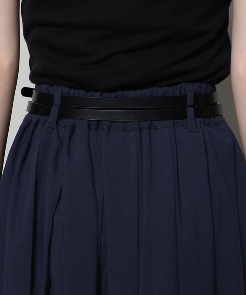 3.3 Field Trip (3.3フィールドトリップ)の「3.3 Field Trip/ベルトツキミディスカート 2110254(スカート・レディース・ネイビー/チャコール・FREE)」の17枚目の写真