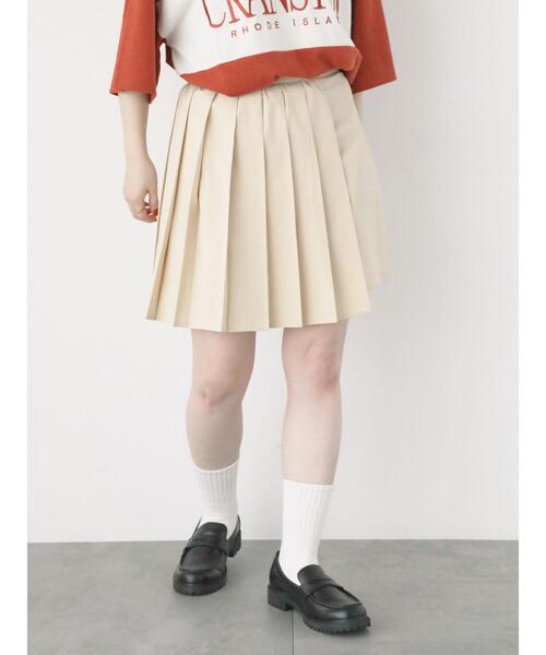 ehka sopo（エヘカソポ）の「プリーツスカパン（その他パンツ・レディース・ベージュ/グレー/ブラック・F）」の3枚目の写真