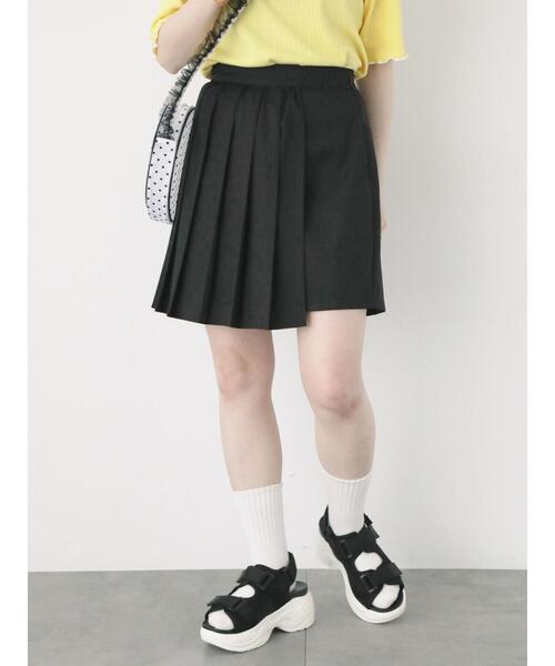 ehka sopo（エヘカソポ）の「プリーツスカパン（その他パンツ・レディース・ベージュ/グレー/ブラック・F）」の2枚目の写真