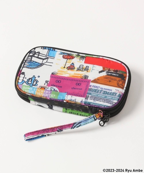 RAGEBLUE（レイジブルー）の「【Ryu Ambe】コラボポーチ（ポーチ・メンズ・ブラック/その他/ホワイト/ブラック系その他・FREE）」の5枚目の写真