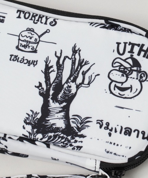 RAGEBLUE（レイジブルー）の「【Ryu Ambe】コラボポーチ（ポーチ・メンズ・ブラック/その他/ホワイト/ブラック系その他・FREE）」の8枚目の写真