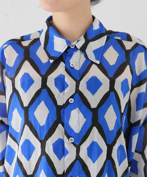 セール】WAXMAN BROTHERS Box shirt：シャツ（シャツ/ブラウス