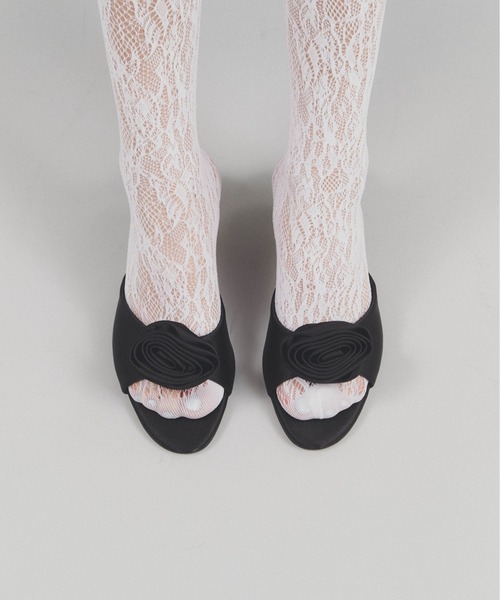 ジャンヴィットロッシ　サテンサンダル　ブラック　36 ジャンヴィットロッシサテンサンダルブラック36