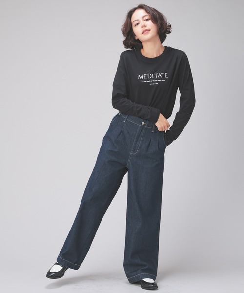 GLACIER lusso（グラシアルッソ）の「ロゴプリントＴシャツ（Tシャツ/カットソー・レディース・ブラック/ピンク/ホワイト/チャコール/カーキオリーブ・L/M/S/LL）」の9枚目の写真