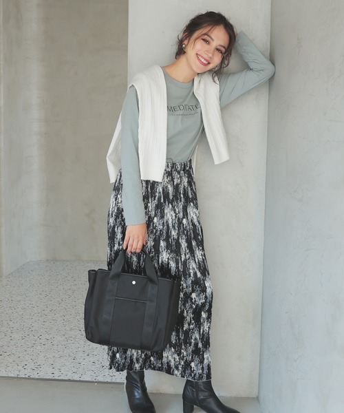 GLACIER lusso（グラシアルッソ）の「ロゴプリントＴシャツ（Tシャツ/カットソー・レディース・ブラック/ピンク/ホワイト/チャコール/カーキオリーブ・L/M/S/LL）」の14枚目の写真