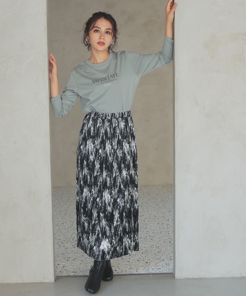 GLACIER lusso（グラシアルッソ）の「ロゴプリントＴシャツ（Tシャツ/カットソー・レディース・ブラック/ピンク/ホワイト/チャコール/カーキオリーブ・L/M/S/LL）」の18枚目の写真