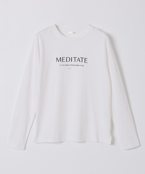 GLACIER lusso（グラシアルッソ）の「ロゴプリントＴシャツ（Tシャツ/カットソー・レディース・ブラック/ピンク/ホワイト/チャコール/カーキオリーブ・L/M/S/LL）」の22枚目の写真