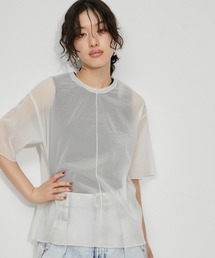 ADAM ET ROPE' | シアータフタメローステッチT(Tシャツ/カットソー)