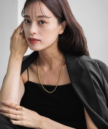 abaskdesign（アバスクデザイン）の「金属アレルギー対応 ボールチェーンステンレスロングネックレス（ネックレス）」