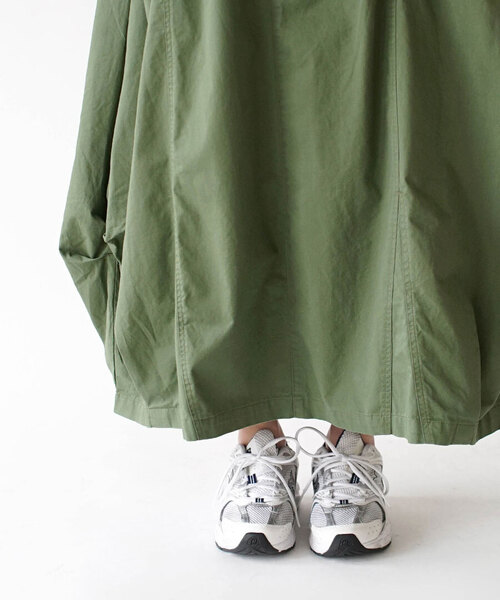 e-zakkamania stores（イーザッカマニアストアーズ）の「ポップコーン ワークスカート（スカート・レディース・ベージュ/カーキ・フリー）」の13枚目の写真