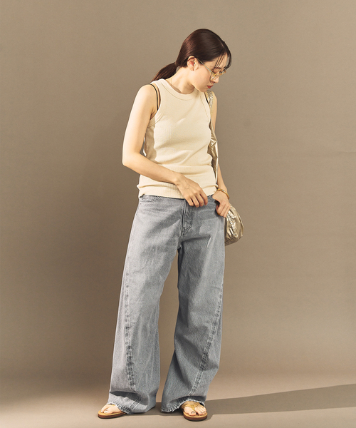 パンツ FRAMeWORK THENIMEXOUT OF FRAMe denim OUT OF FRAMe gray denim パンツ（デニムパンツ）｜FRAMeWORK