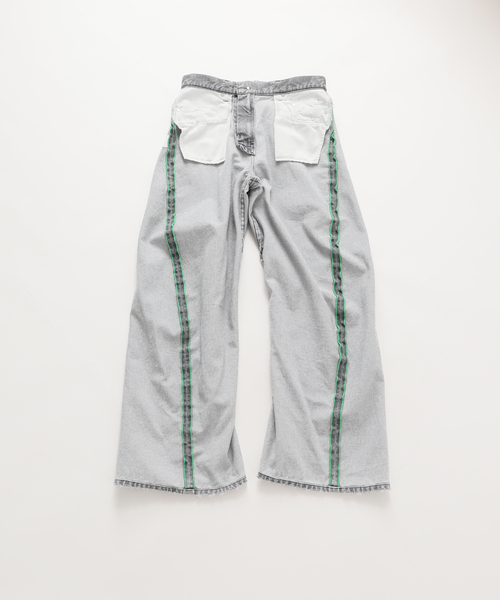 パンツ FRAMeWORK THENIMEXOUT OF FRAMe denim FRAMeWORK OUT OF FRAMe gray denim パンツ