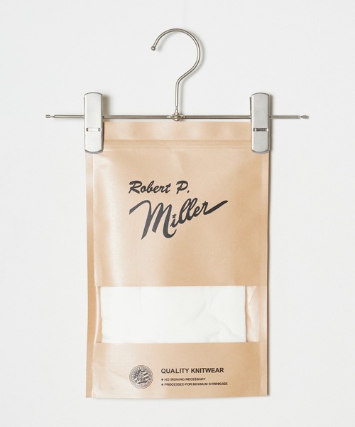 MILLER(ミラー)の「R.P.miller/ミラー LightPrib 2Way PO プルオバー(Tシャツ/カットソー・レディース・ブラック/ブラウン/ホワイト・FREE)」の8枚目の写真
