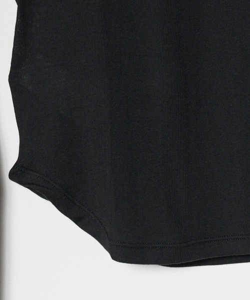 MILLER(ミラー)の「R.P.miller/ミラー LightPrib 2Way PO プルオバー(Tシャツ/カットソー・レディース・ブラック/ブラウン/ホワイト・FREE)」の6枚目の写真