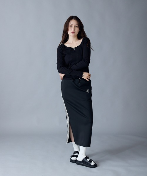 MILLER(ミラー)の「R.P.miller/ミラー LightPrib 2Way PO プルオバー(Tシャツ/カットソー・レディース・ブラック/ブラウン/ホワイト・FREE)」の16枚目の写真