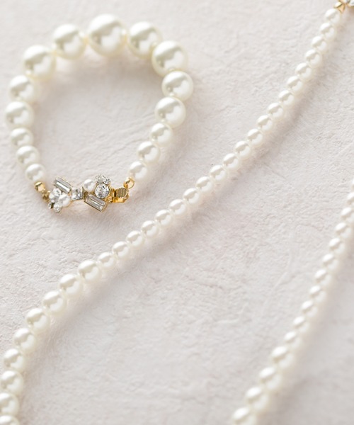 パール調2wayネックレス（ネックレス）｜Rose Tiara（ローズティアラ）