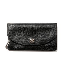 キャリー シルバー スター コンチョ フラップ レザー ショート