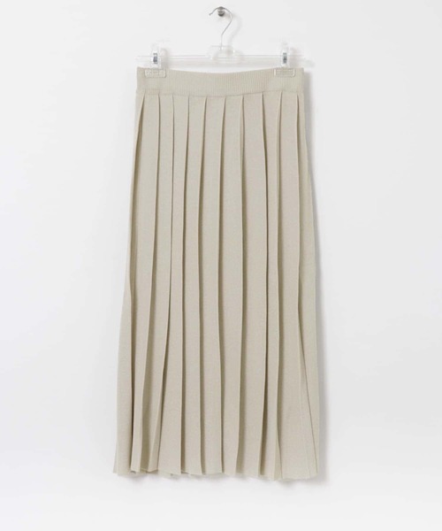 【セール】knit pleats skirt(スカート)|LAATO(ラート)