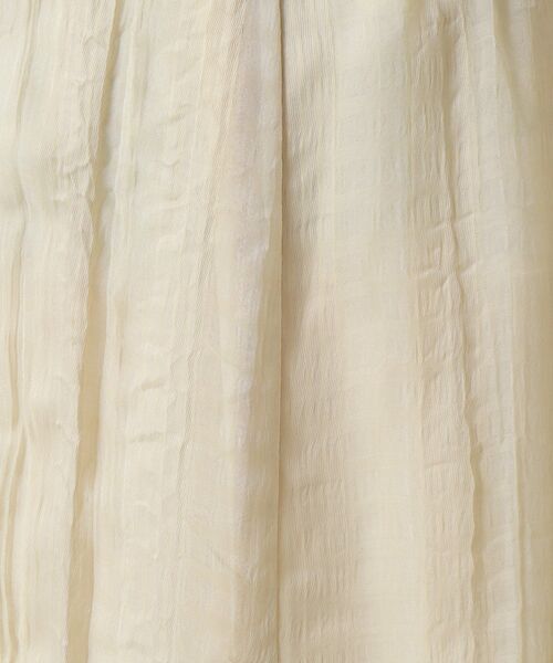 ITS'DEMO（イッツデモ）の「◆【ウエストゴム／腰回りすっきり／手洗い可】シアーチェックスカート（スカート・レディース・ダークブラウン/アイボリー/ブラック・00）」の7枚目の写真