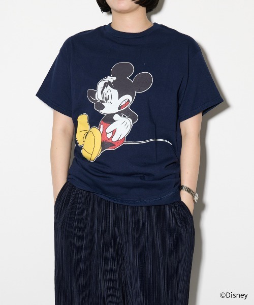 グッドウェア ミッキーヴィンテージプリントT GOODWEAR 2025春夏新作 レディース 国内正規品 メール便可能5 Goodwear グッドウェア ミッキーヴィンテージプリントT GOODWEAR