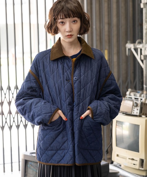 【セール】コールカラーキルトジャケット（その他アウター）｜niko and...（ニコアンド）