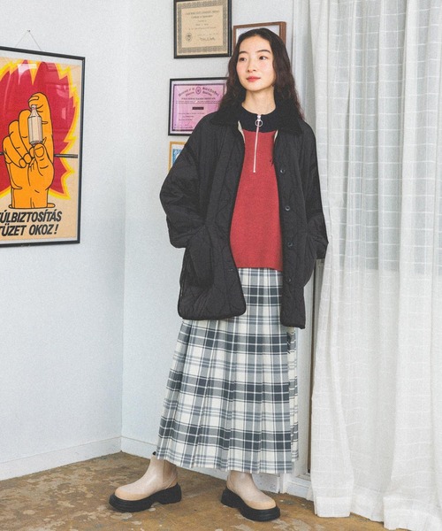 【セール】コールカラーキルトジャケット（その他アウター）｜niko and...（ニコアンド）